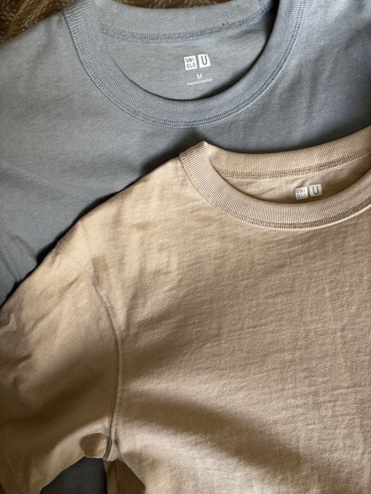 Футболка uniqlo бежевая новая