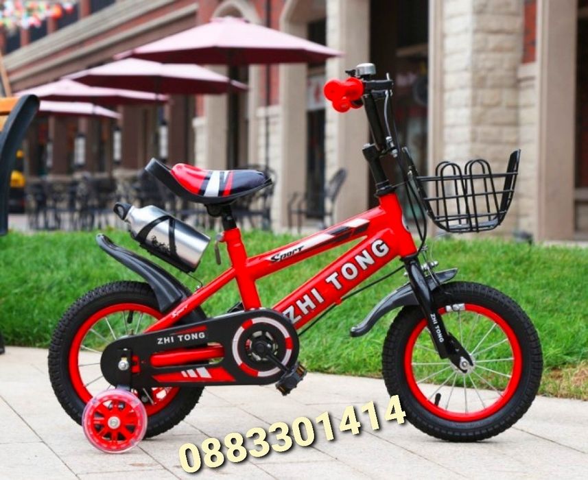 Детски велосипед, Помощни колела, Различни размери