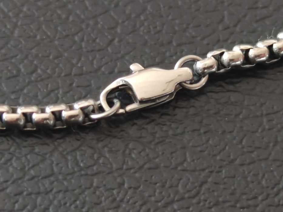 Lanț titan (titanium) pur, 3 mm, 55 cm