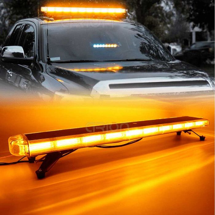 121см LED диодна аварийна сигнална лампа за таван 12-24V маяк, буркан