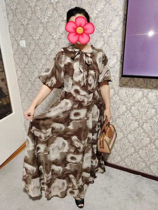 Длинное вечернее платье