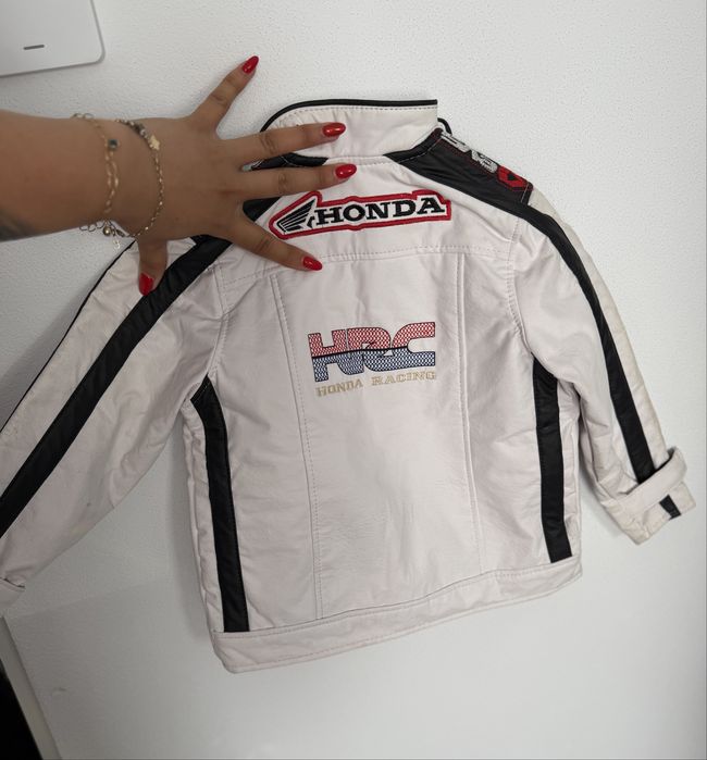 Jacheta de piele Honda pentru copii genul moto