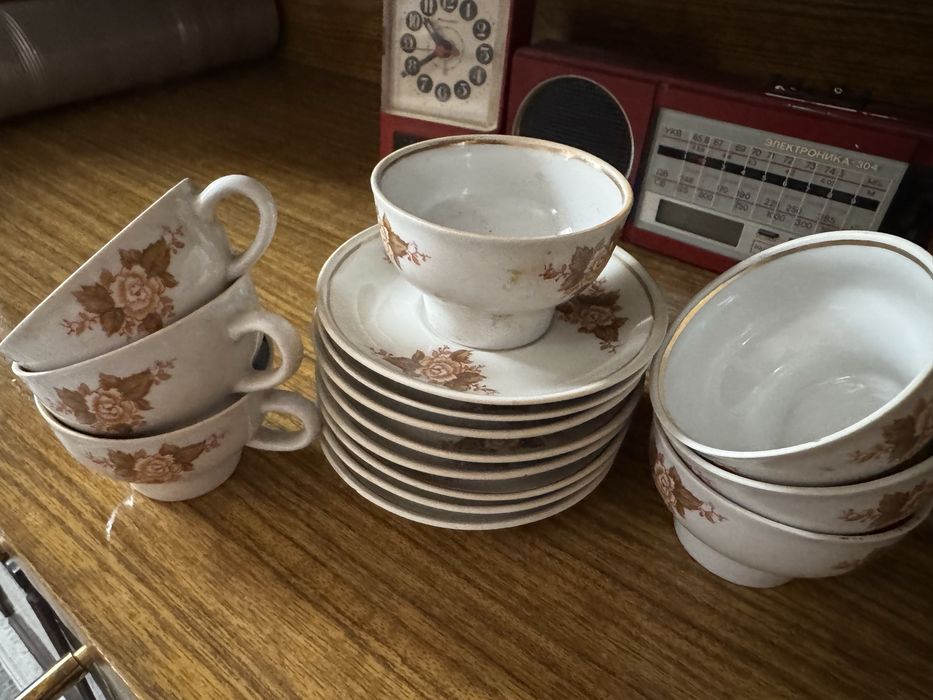 Кофейный набор, фарфор! СССР