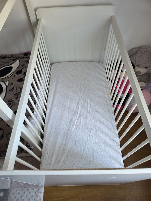 Patut copii alb 60×120