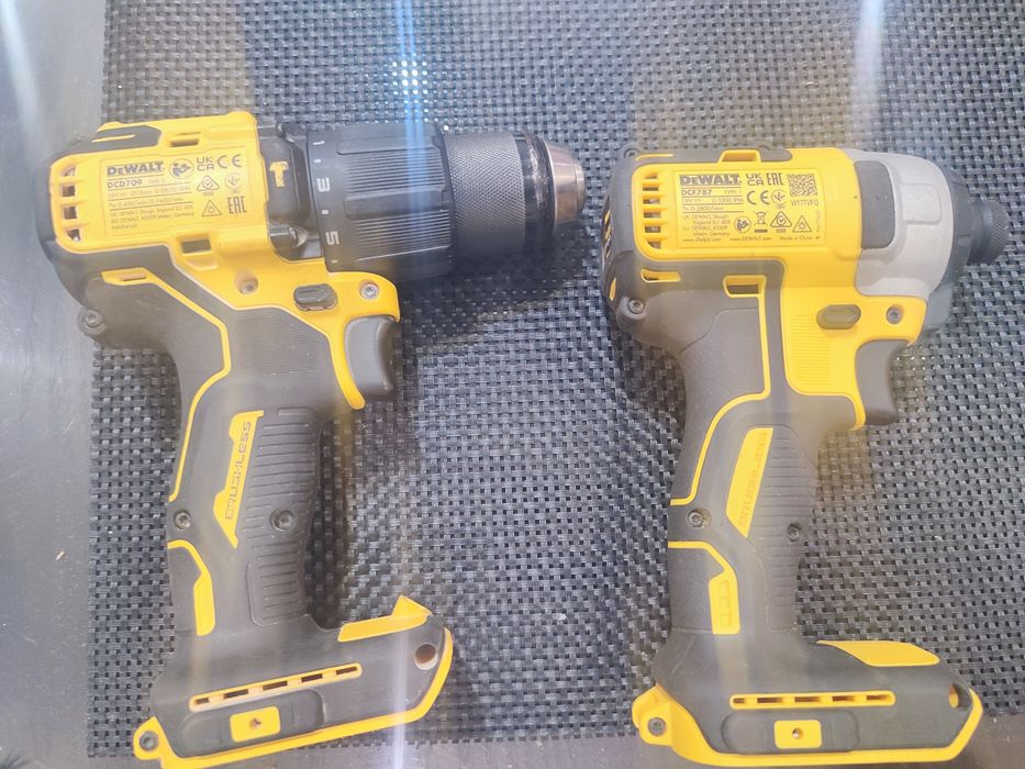 DeWALT DCD709, DCF887, батерия 4ah, зарядно и куфар