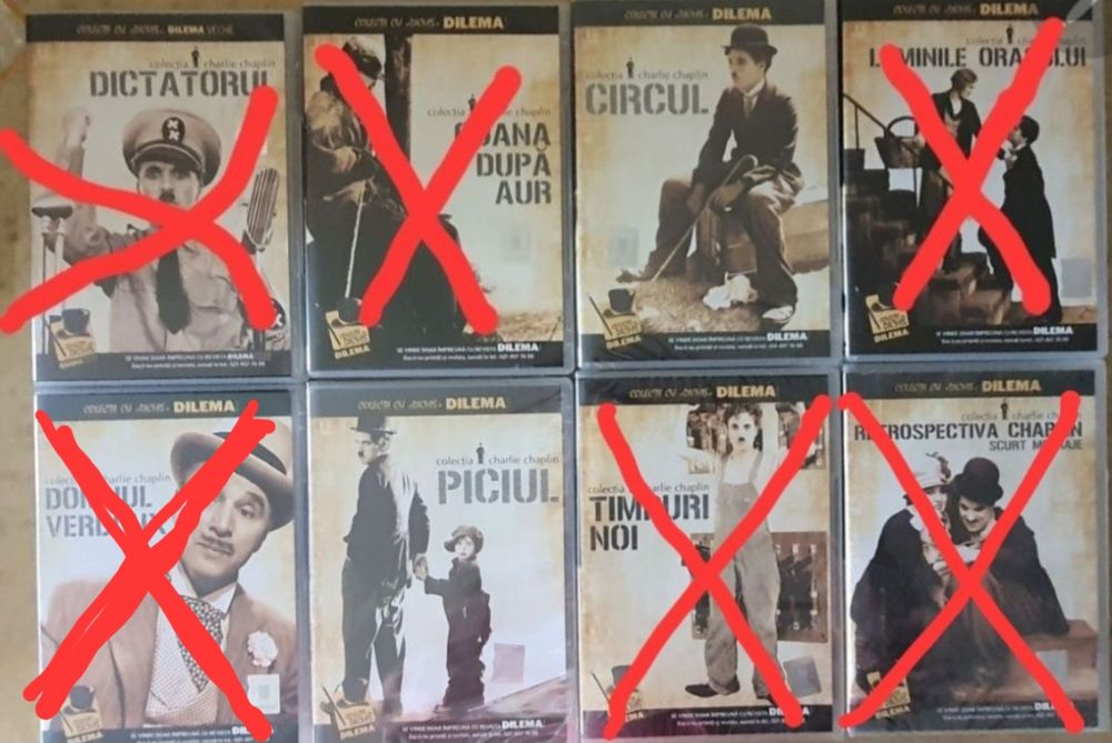 Dvd colectia Charlie Chaplin