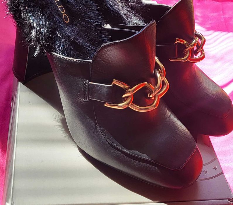 Маркови есенни чехли Aldo,естествена кожа