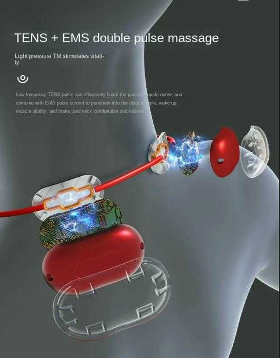 Дълбочинен TENS Масажор ЕлектрoИмпулсен Стимулира Мускулна Регенерация