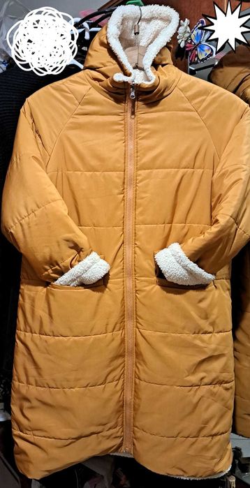 Елегантно топло палто с 2 лица - НОВО