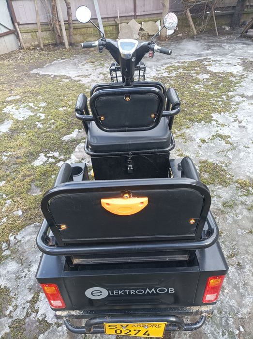 Triciclu electric 2 locuri