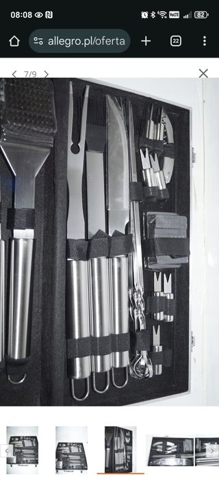 Барбекю аксесоари Комплект 26 части BBQ  принадлежмости  Подарък