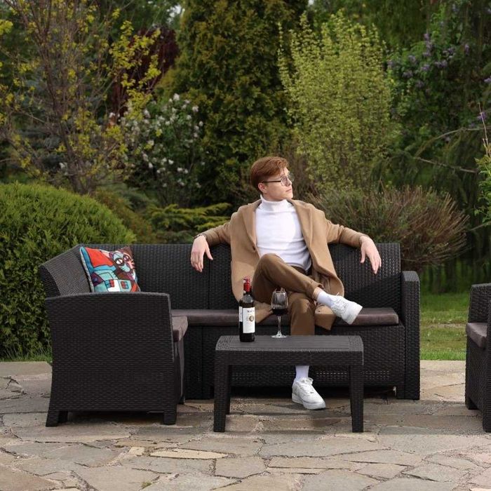 Мебель садовая полиротанг