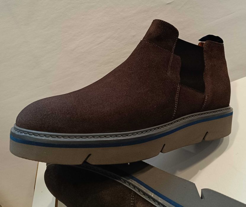 Ghete chelsea 41.5 42 casual Alberto Guardiani NOI piele naturala moal