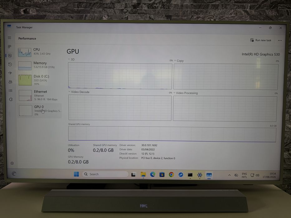 Unitate PC  CPU intel i5- 6500, RAM 16 GB DDR3L,  SSD 480 GB, Windows 11, carcasa SFF