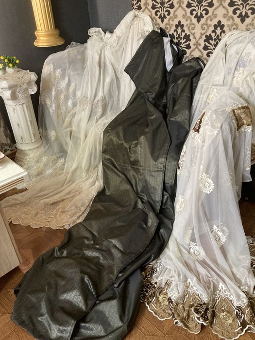 Продам комплект шторы и тюль