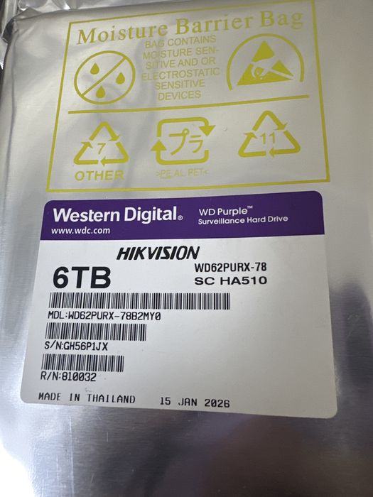 Hdd western digital 6tb