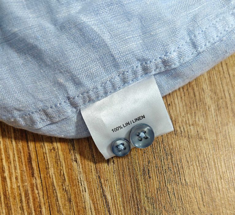 Brunelli Оригинална мъжка Италиянска 100% Ленена риза размер XXL / 2XL