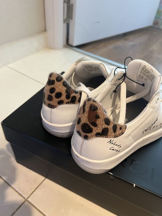 Маратонки от естествена кожа Replay