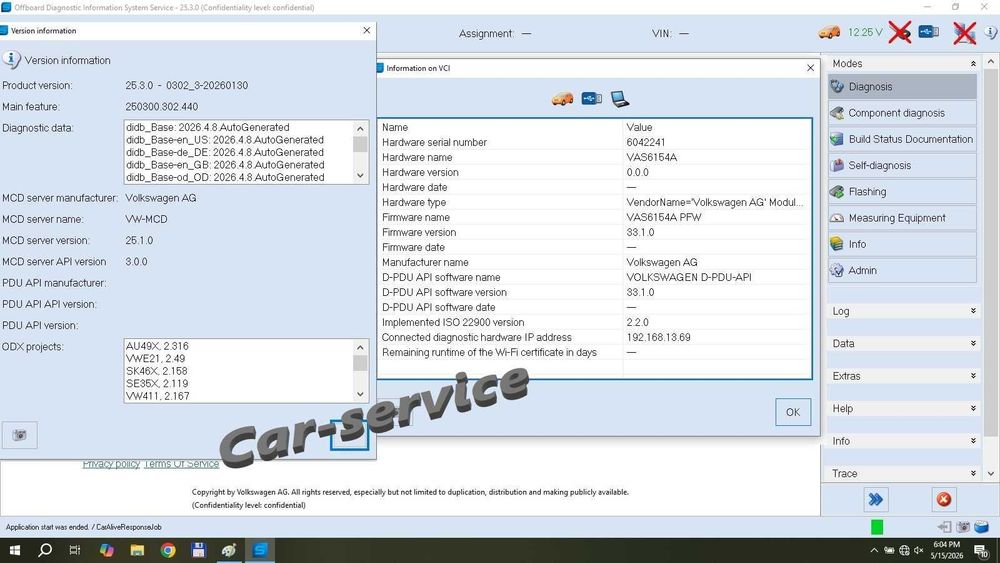 SSD 256Gb ODIS Service 25.3.0 Odis Engineering 21.1.0 ,Elsa ETKA Haynes