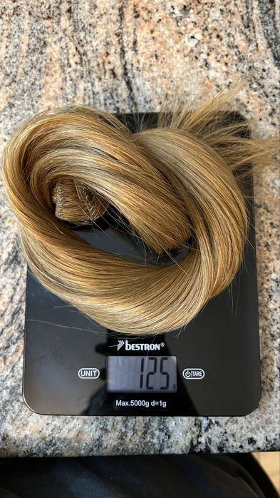 Чисто нови екстеншъни с клипси - 100% естествена славянска коса