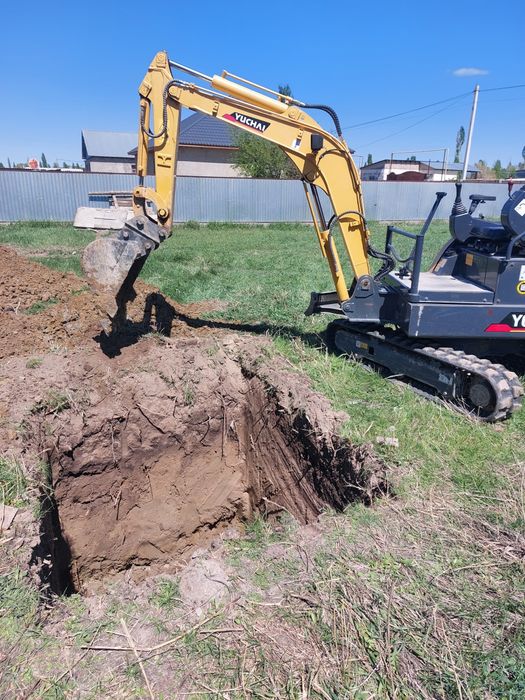 Мини экскаватор услуги