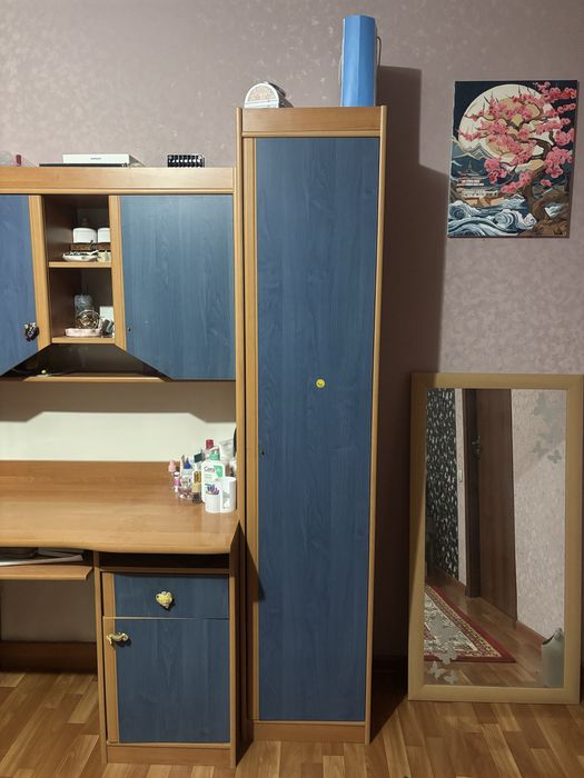 Детский шкаф с рабочим столом