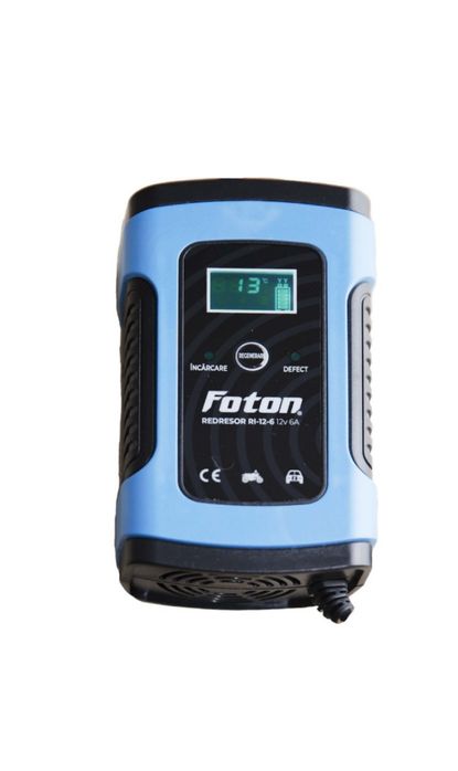 Redresor auto inteligent Foton RI-12-6 ,functie regenerare/desulfatare