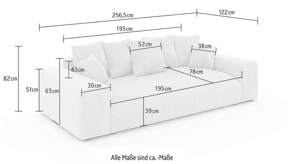 Canapea extensibila XXL