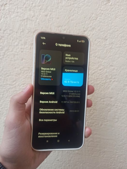 Redmi 10A 4:64  2023 hama narsasi radnoy usta kormagan tel kardok bor