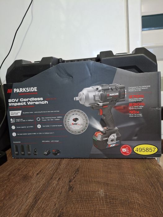 Pistol de impact Parkside 20 V