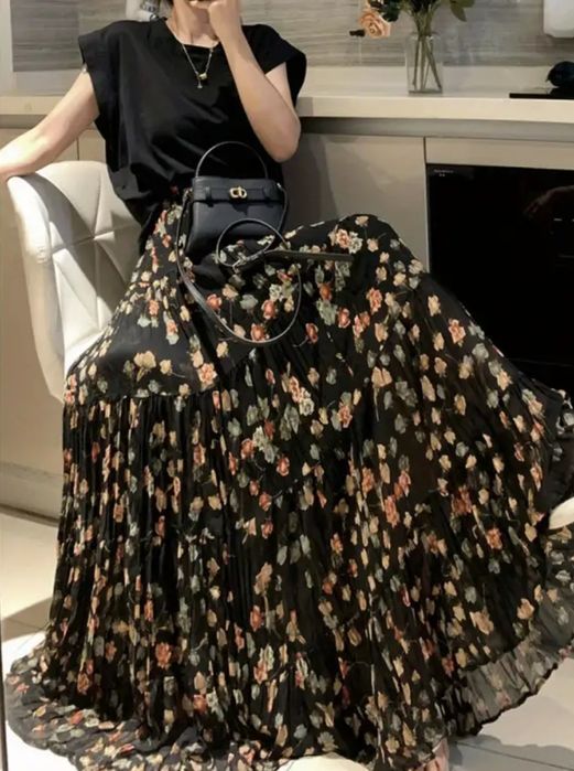 Fusta flori bohemian