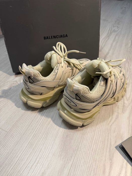 Adidasi Balenciaga Track Lace-Up Sneakers Premium Full Box Bej
