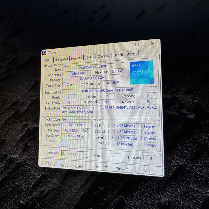 ПК Intel Core i3 12100F