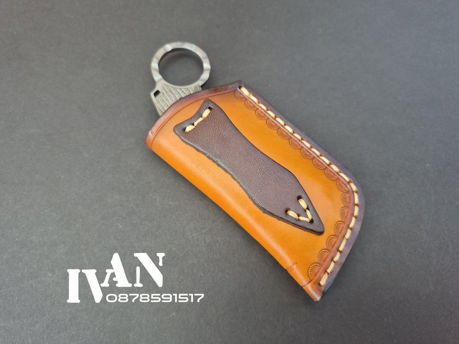 Сгъваем нож-Карамбит-Tyrannosaur Claw-VG10 Дамаска стомана