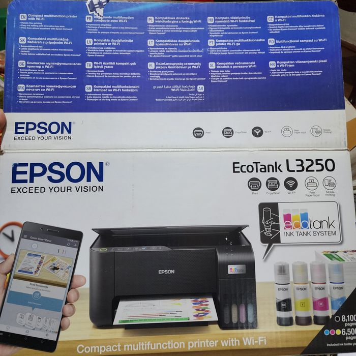 Epson L3250 EcoTank WiFi Telfondan ulanadi