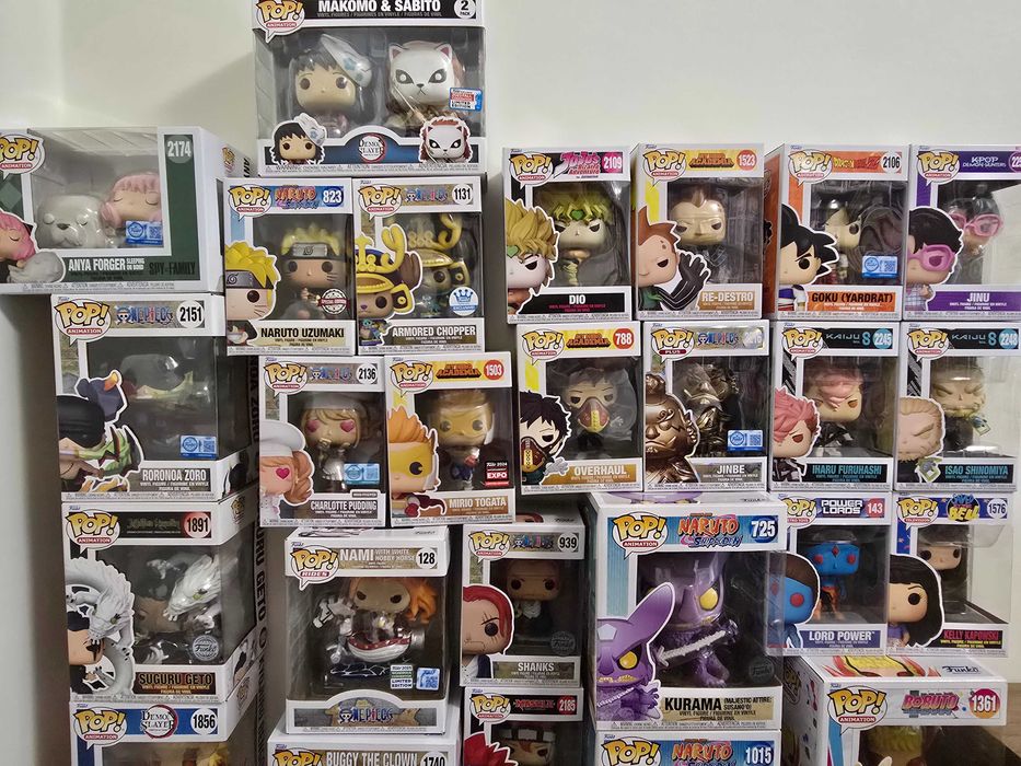 Figurine Funko Pop Anime Batman Naruto dbz my hero academia demon slayer aot jujutsu kaisen one piece etc