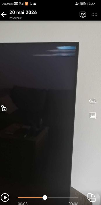 Televizor LG OLED55B9SLA, ecran defect