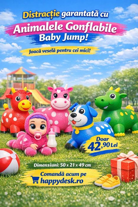 Jucarii noi si rechizite pe happydesk.ro