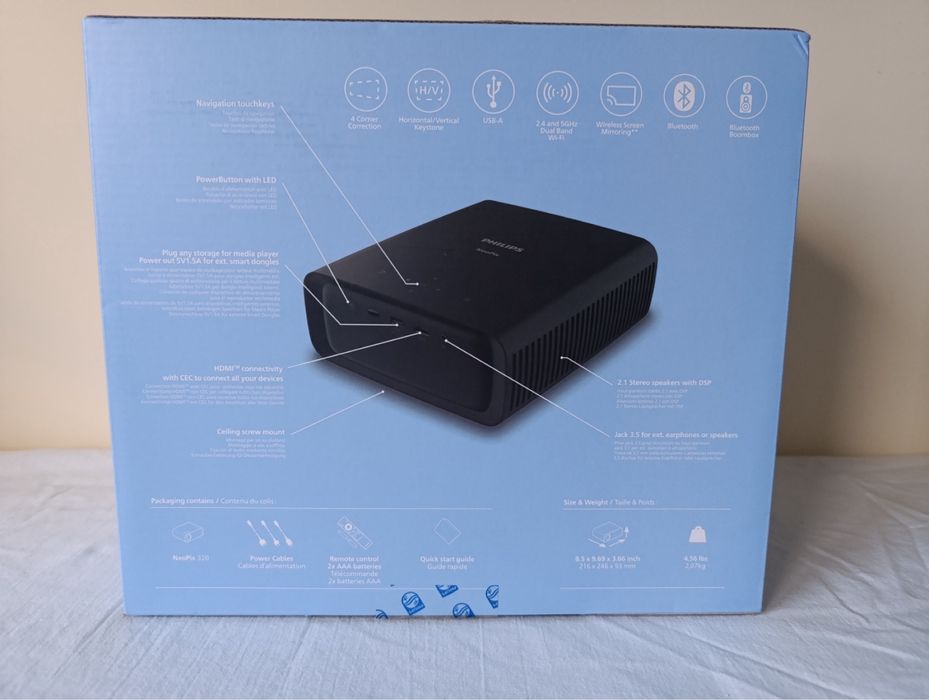 Philips NeoPix 320 Full HD проектор – чисто нов