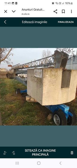 Macara zincata 16 m constructii