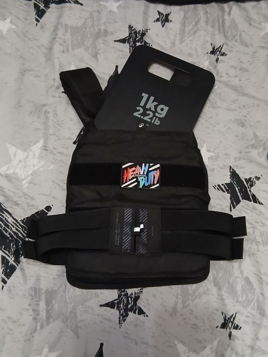 Vestă reglabilă greutăți Bodybuilding 6 - 10 kg DOMYOS