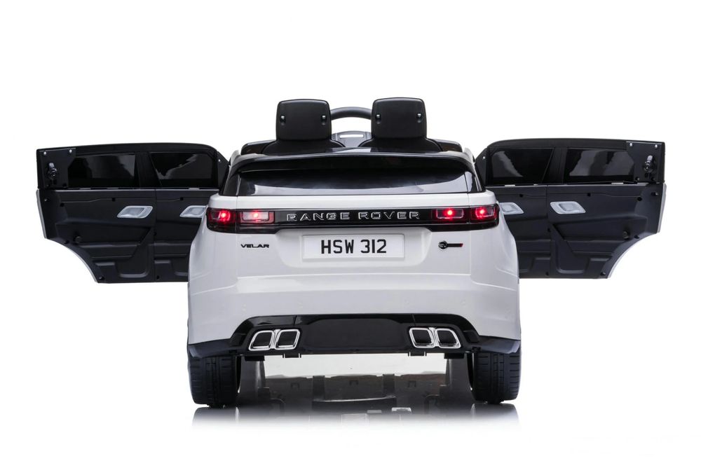 Range rover velar 12v – детски акумулаторен джип, бял, eva гуми