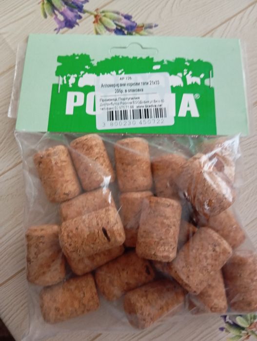 Коркови тапи за шишета