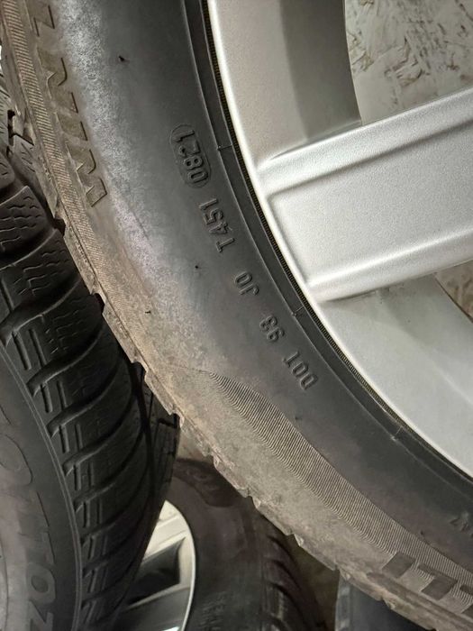 Jante OEM VW 17 5x112 ET38 Golf Passat Octavia + 215/55 R17 iarna