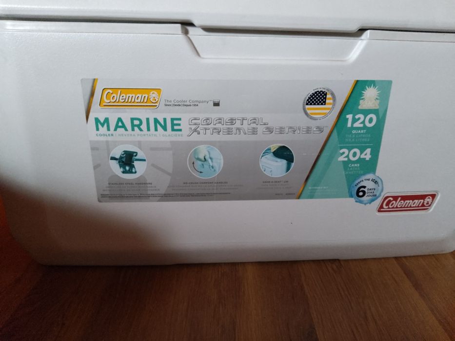 Lada frigorifica coleman marine 120Quart