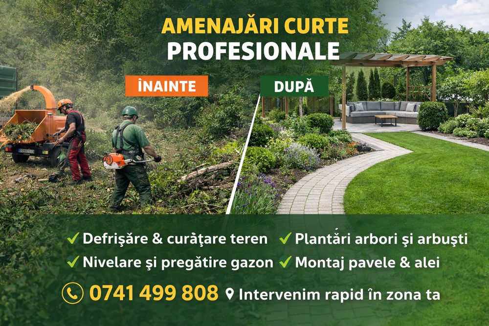 Întreținere Spații Verzi Cluj /Contracte Firme și Asociații