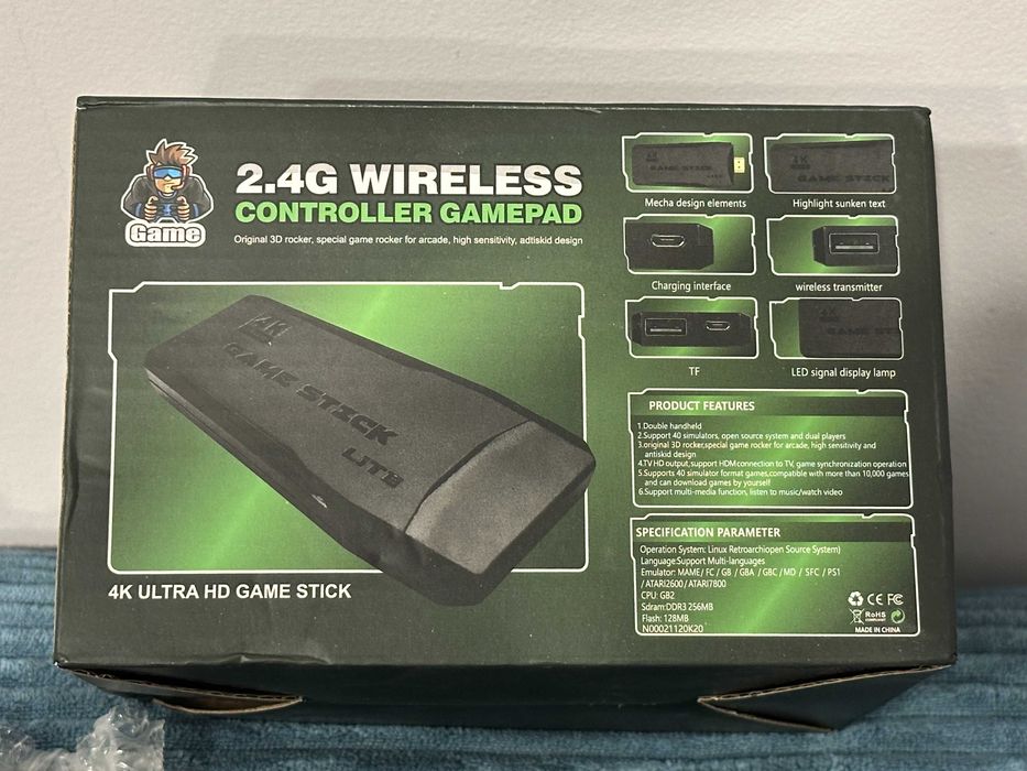 Комплект конзола с 2 геймпада, HDMI, USB 2, 16 000 игри