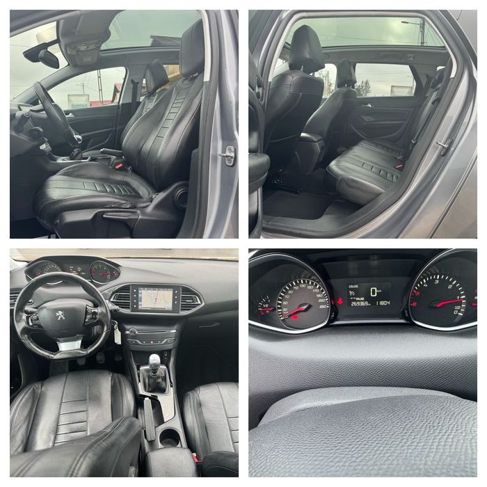 Peugeot 308 **Piele**panorama**navi**camera**tiptop**Rate/avans zero