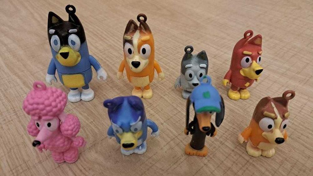Jucarii Bluey si Bingo, 8 buc, 6 - 10 cm inaltime (la alegere)