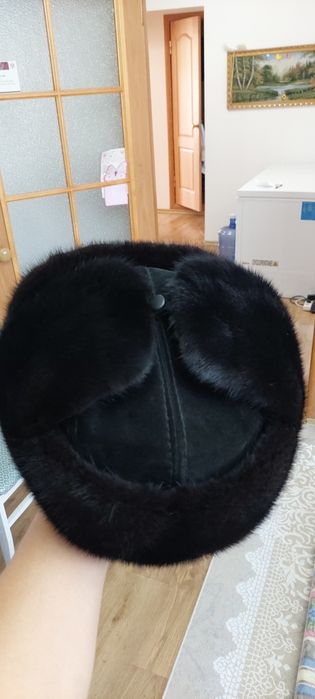 Норковая шапка ушанка